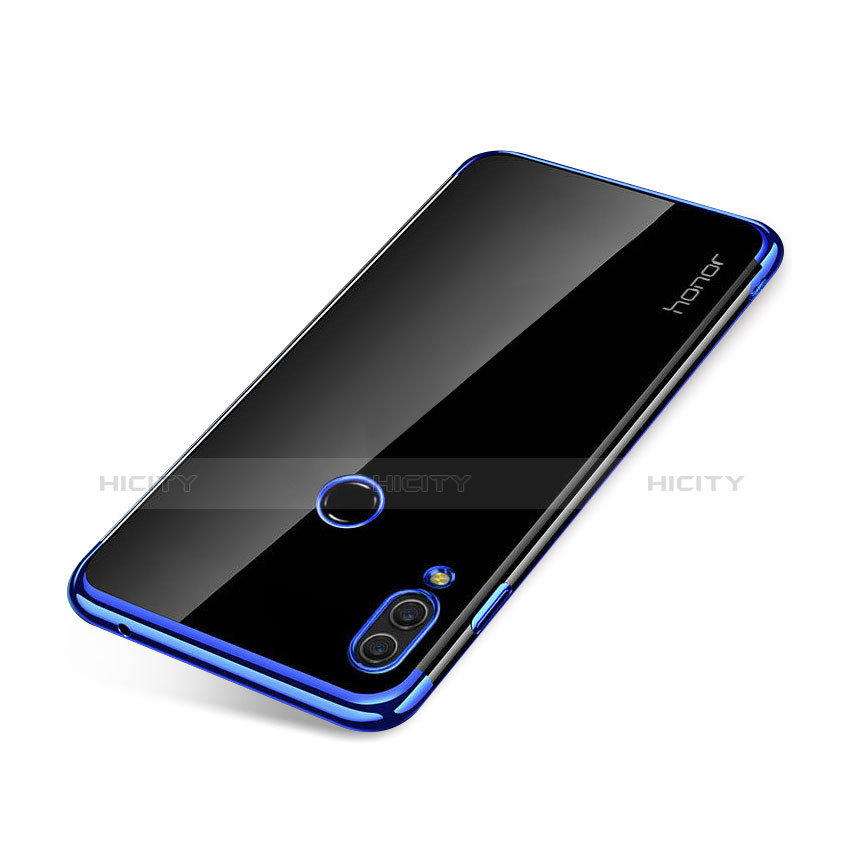 Silikon Schutzhülle Ultra Dünn Tasche Durchsichtig Transparent H01 für Huawei Honor Note 10 Blau Plus