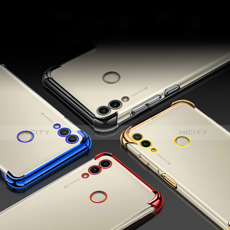 Silikon Schutzhülle Ultra Dünn Tasche Durchsichtig Transparent H01 für Huawei Honor Play 8C groß
