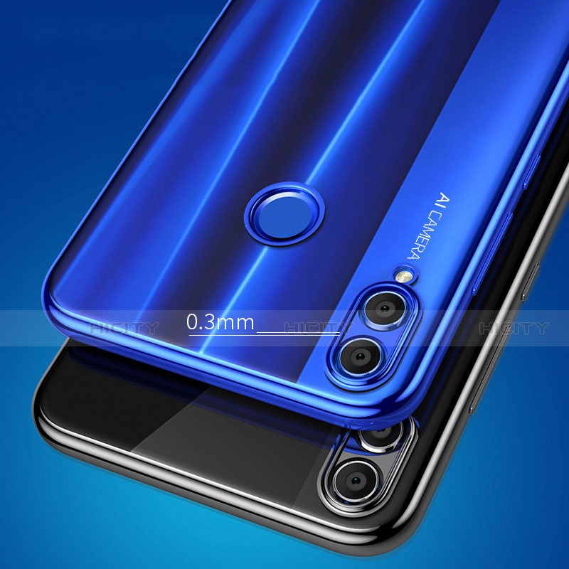 Silikon Schutzhülle Ultra Dünn Tasche Durchsichtig Transparent H01 für Huawei Honor V10 Lite groß