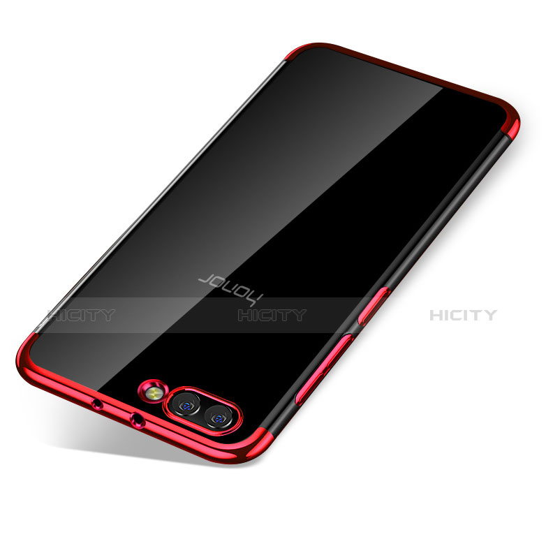 Silikon Schutzhülle Ultra Dünn Tasche Durchsichtig Transparent H01 für Huawei Honor View 10