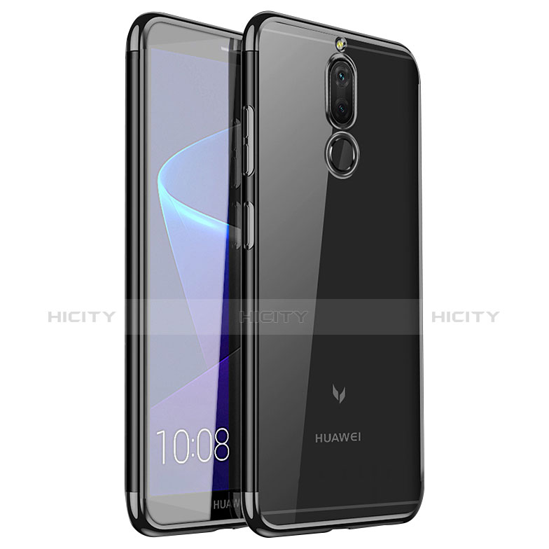 Silikon Schutzhülle Ultra Dünn Tasche Durchsichtig Transparent H01 für Huawei Maimang 6 Schwarz Plus