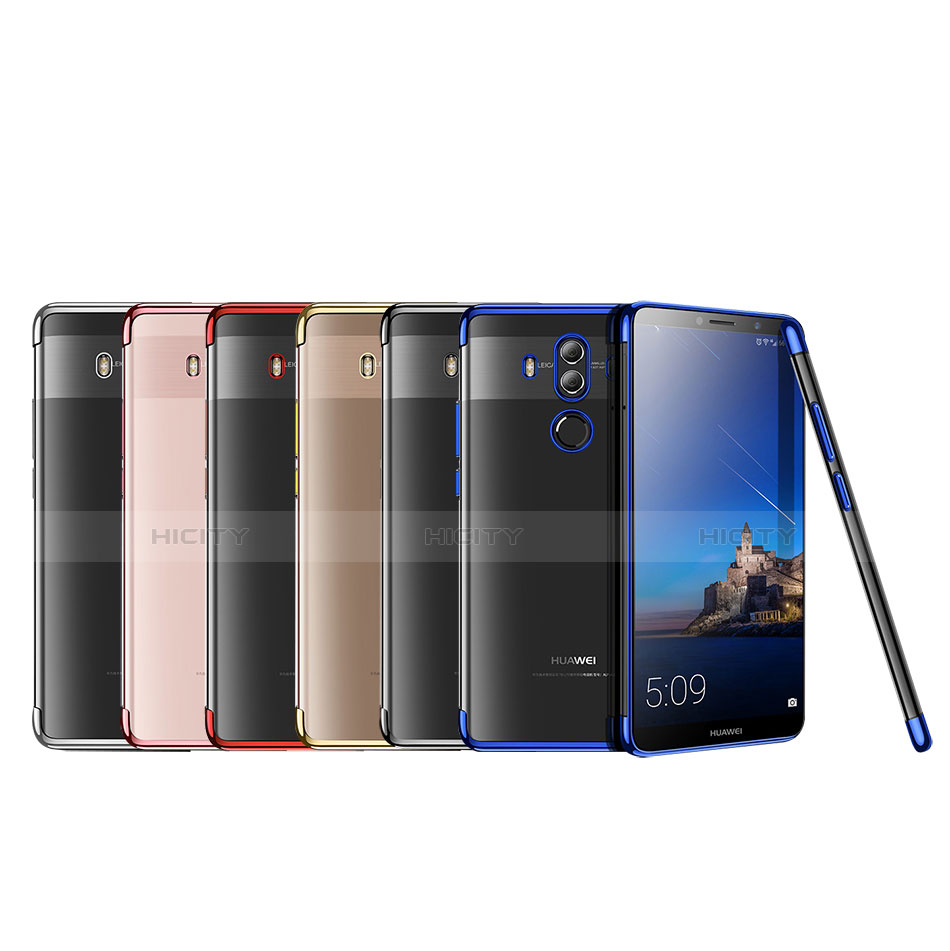 Silikon Schutzhülle Ultra Dünn Tasche Durchsichtig Transparent H01 für Huawei Mate 10 Pro groß