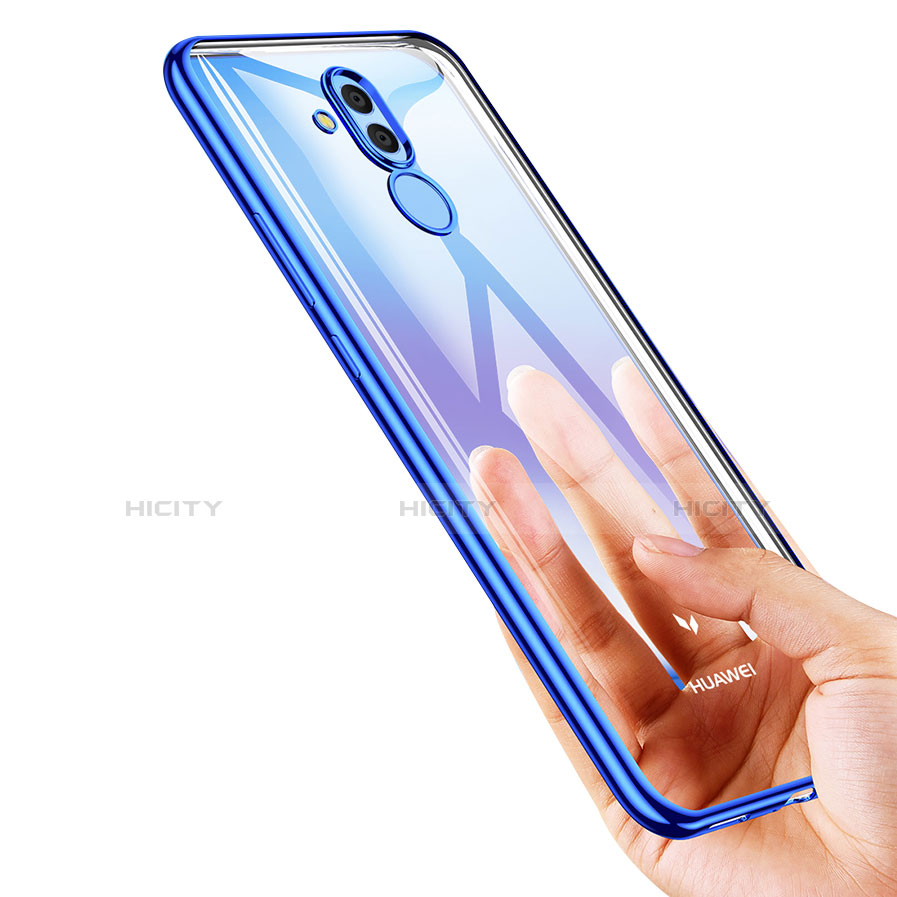 Silikon Schutzhülle Ultra Dünn Tasche Durchsichtig Transparent H01 für Huawei Mate 20 Lite groß