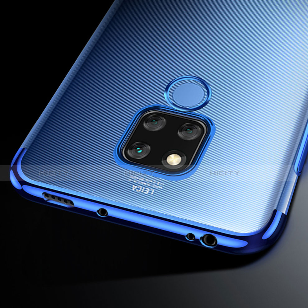 Silikon Schutzhülle Ultra Dünn Tasche Durchsichtig Transparent H01 für Huawei Mate 20 X 5G groß