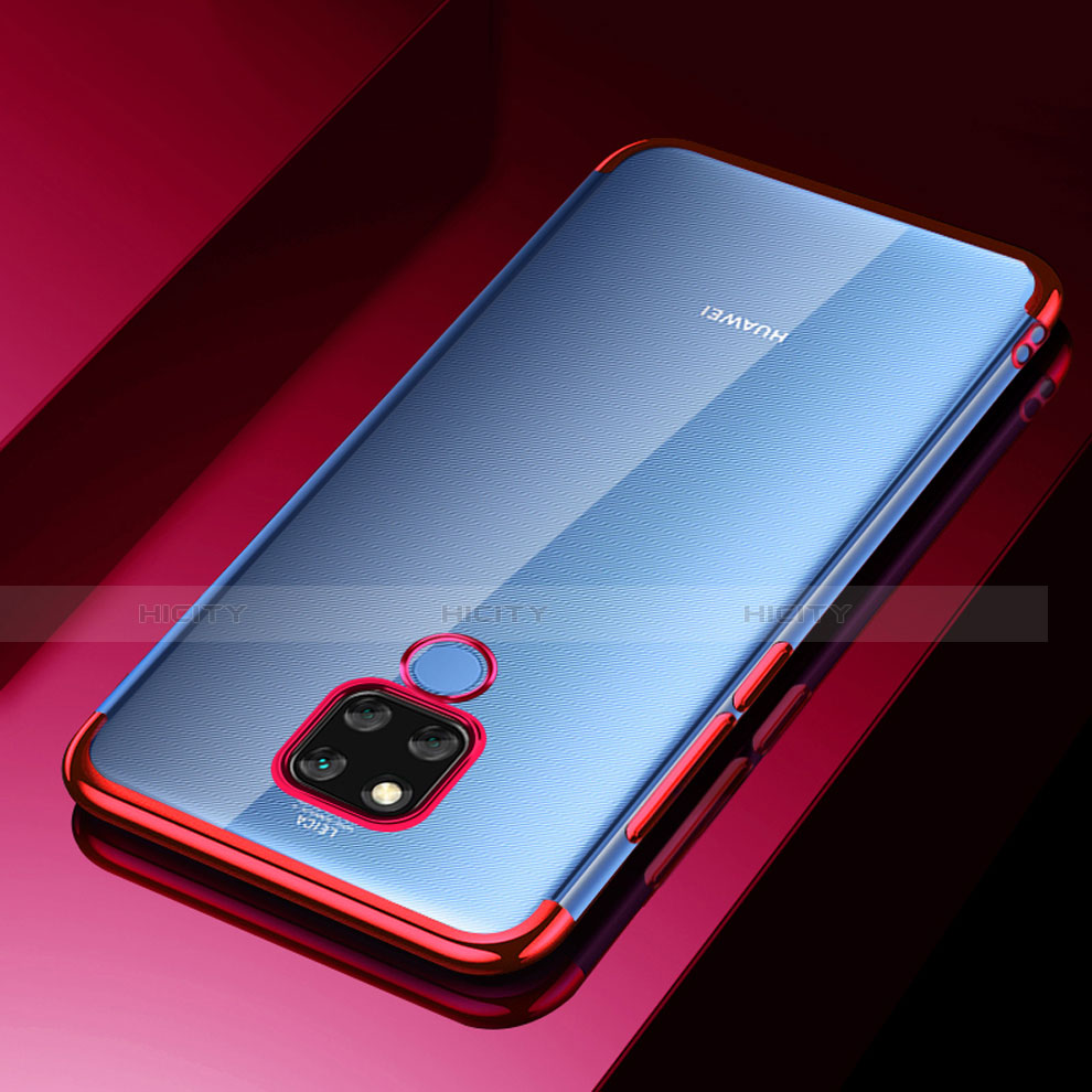 Silikon Schutzhülle Ultra Dünn Tasche Durchsichtig Transparent H01 für Huawei Mate 20 X 5G groß