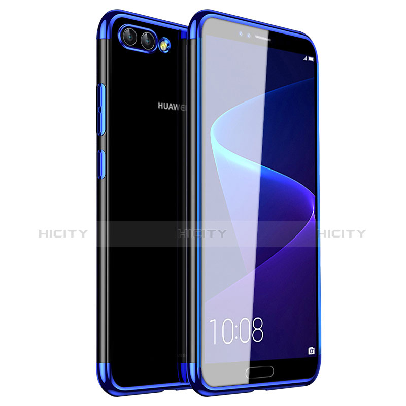 Silikon Schutzhülle Ultra Dünn Tasche Durchsichtig Transparent H01 für Huawei Nova 2S Blau Plus