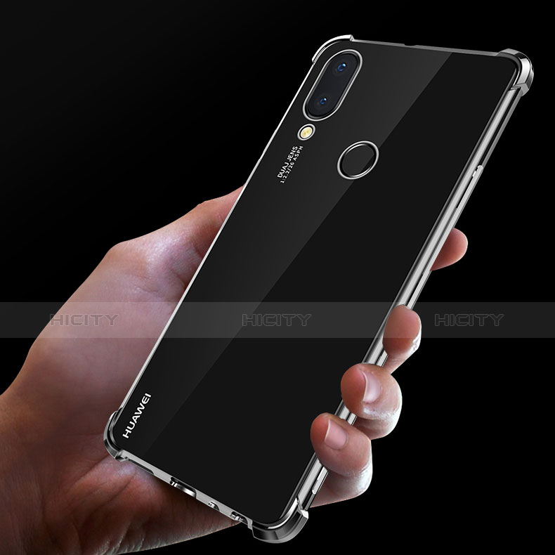 Silikon Schutzhülle Ultra Dünn Tasche Durchsichtig Transparent H01 für Huawei Nova 3i groß
