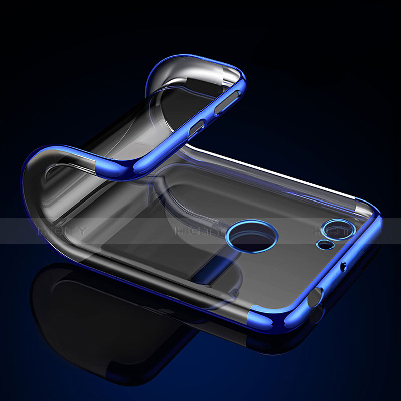Silikon Schutzhülle Ultra Dünn Tasche Durchsichtig Transparent H01 für Huawei Nova groß