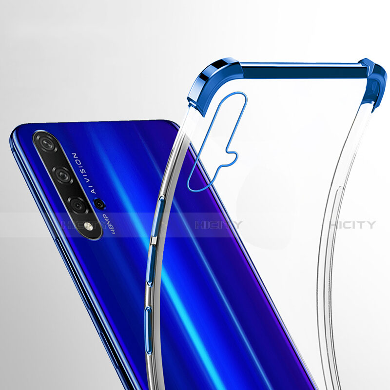 Silikon Schutzhülle Ultra Dünn Tasche Durchsichtig Transparent H01 für Huawei Nova 5 groß