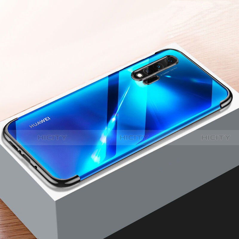 Silikon Schutzhülle Ultra Dünn Tasche Durchsichtig Transparent H01 für Huawei Nova 6 5G groß