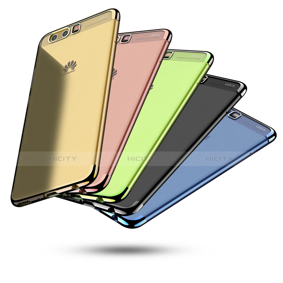 Silikon Schutzhülle Ultra Dünn Tasche Durchsichtig Transparent H01 für Huawei P10 groß