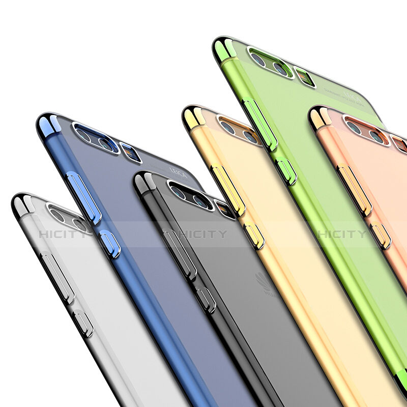 Silikon Schutzhülle Ultra Dünn Tasche Durchsichtig Transparent H01 für Huawei P10 groß