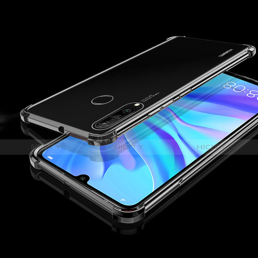 Silikon Schutzhülle Ultra Dünn Tasche Durchsichtig Transparent H01 für Huawei P30 Lite groß