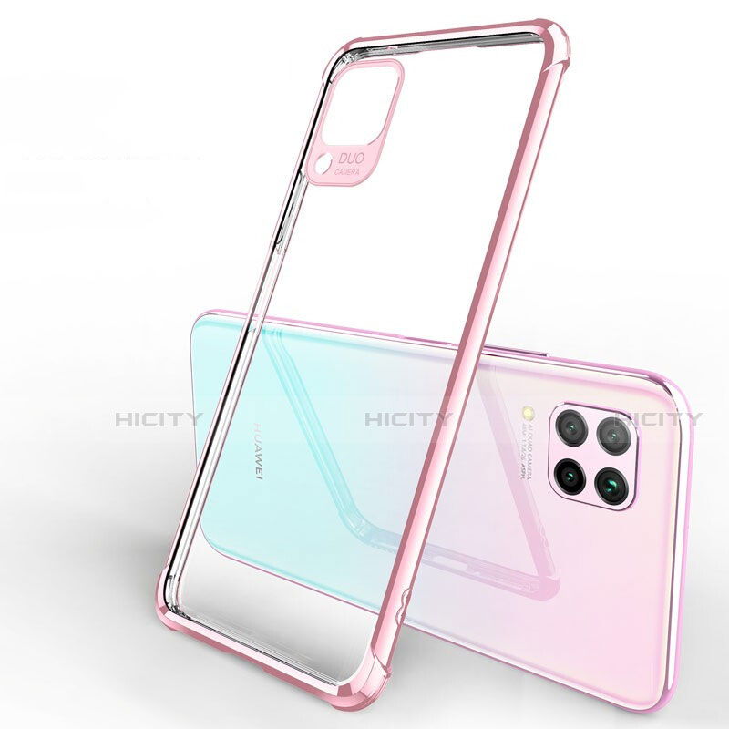 Silikon Schutzhülle Ultra Dünn Tasche Durchsichtig Transparent H01 für Huawei P40 Lite groß