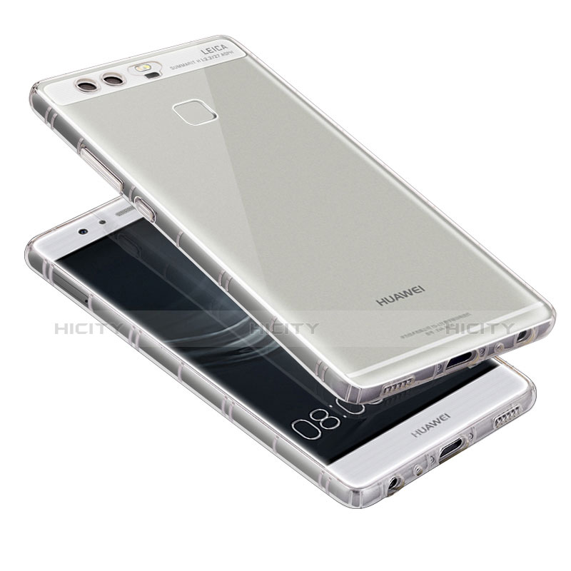 Silikon Schutzhülle Ultra Dünn Tasche Durchsichtig Transparent H01 für Huawei P9