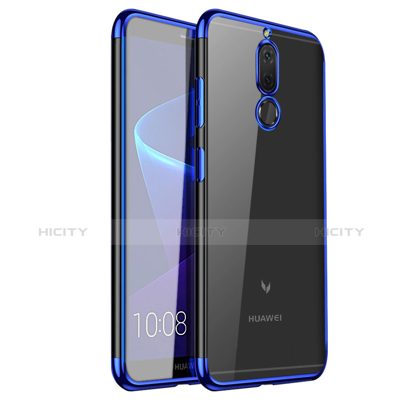 Silikon Schutzhülle Ultra Dünn Tasche Durchsichtig Transparent H01 für Huawei Rhone Blau Plus
