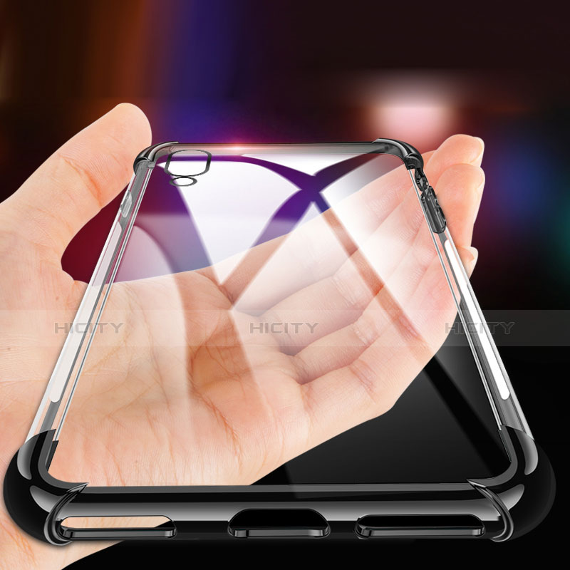 Silikon Schutzhülle Ultra Dünn Tasche Durchsichtig Transparent H01 für Huawei Y7 Pro (2019)