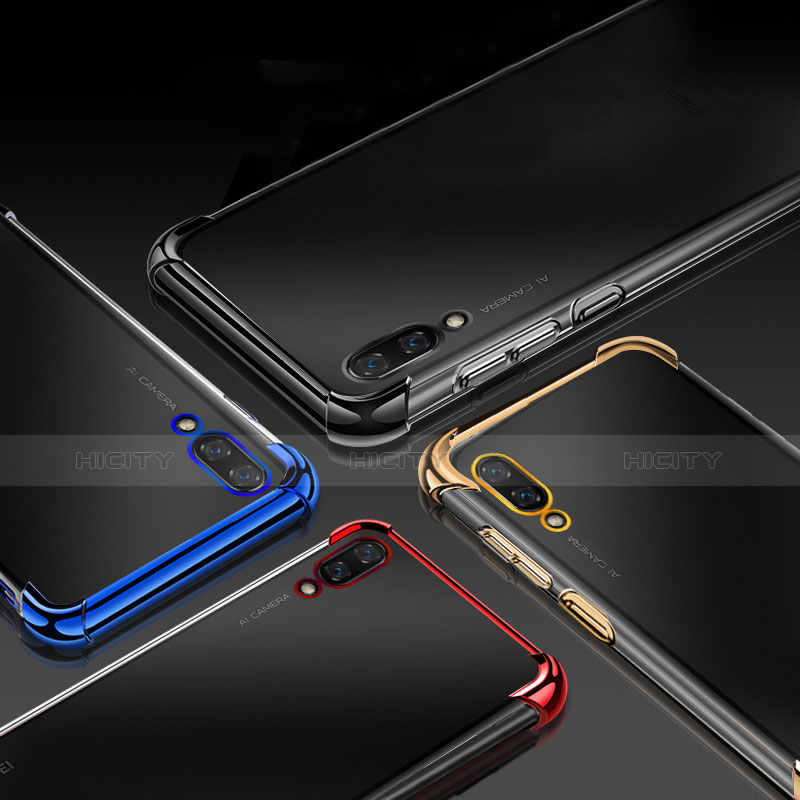 Silikon Schutzhülle Ultra Dünn Tasche Durchsichtig Transparent H01 für Huawei Y7 Pro (2019)