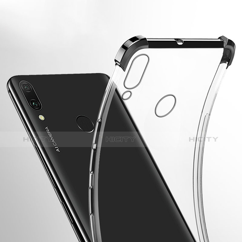 Silikon Schutzhülle Ultra Dünn Tasche Durchsichtig Transparent H01 für Huawei Y9 (2019)