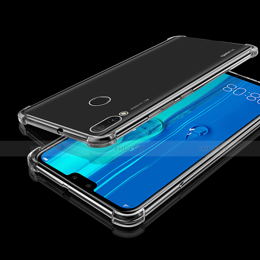 Silikon Schutzhülle Ultra Dünn Tasche Durchsichtig Transparent H01 für Huawei Y9 (2019) Klar