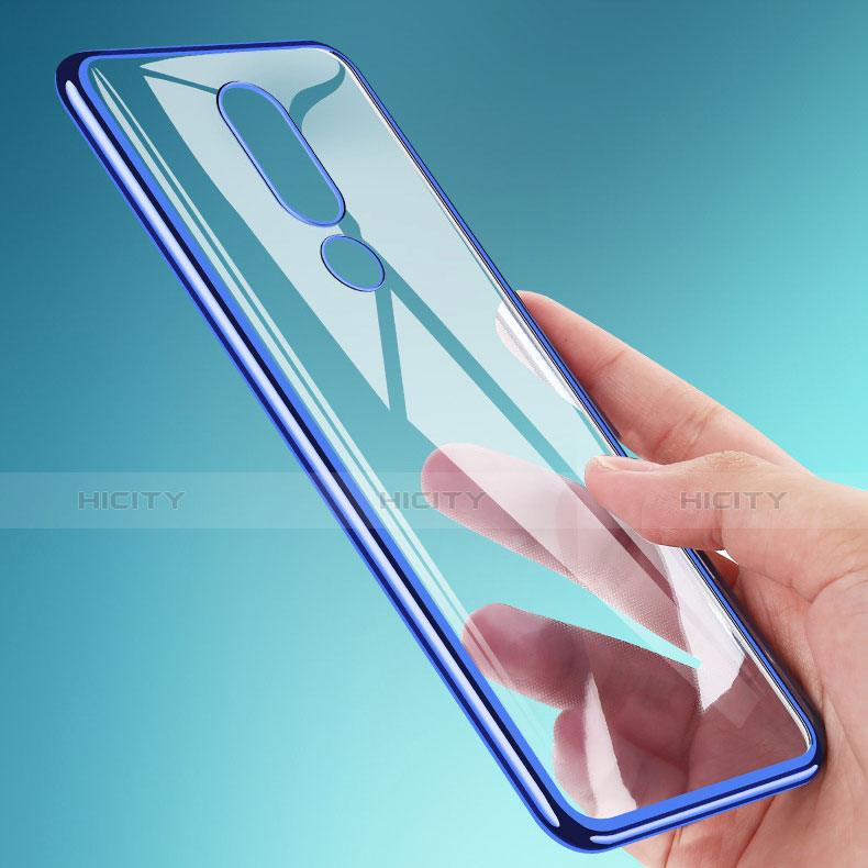 Silikon Schutzhülle Ultra Dünn Tasche Durchsichtig Transparent H01 für Nokia 6.1 Plus groß