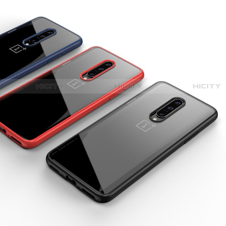 Silikon Schutzhülle Ultra Dünn Tasche Durchsichtig Transparent H01 für OnePlus 7 Pro groß