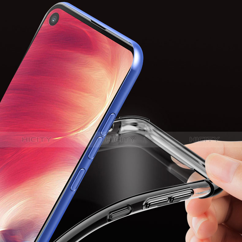 Silikon Schutzhülle Ultra Dünn Tasche Durchsichtig Transparent H01 für Samsung Galaxy A8s SM-G8870 groß