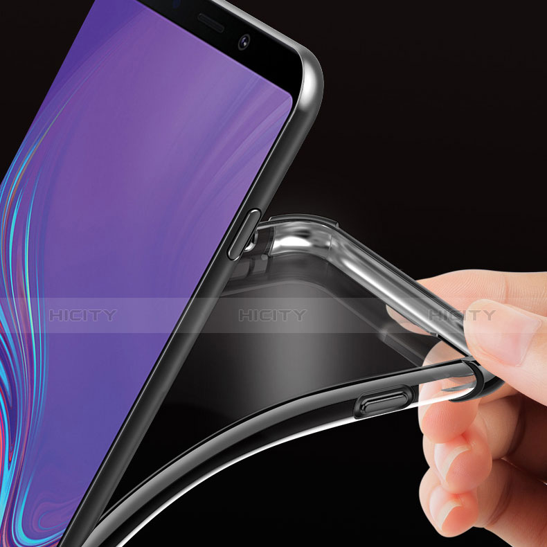 Silikon Schutzhülle Ultra Dünn Tasche Durchsichtig Transparent H01 für Samsung Galaxy A9s groß