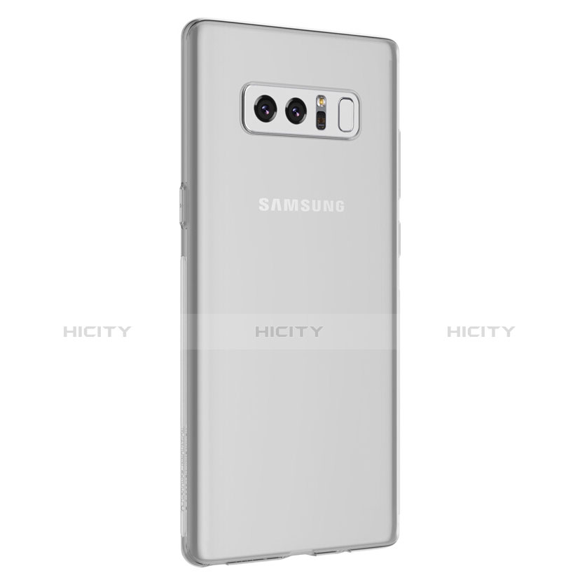 Silikon Schutzhülle Ultra Dünn Tasche Durchsichtig Transparent H01 für Samsung Galaxy Note 8 Duos N950F Klar groß
