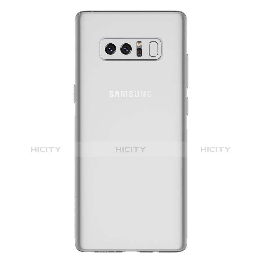 Silikon Schutzhülle Ultra Dünn Tasche Durchsichtig Transparent H01 für Samsung Galaxy Note 8 Duos N950F Klar
