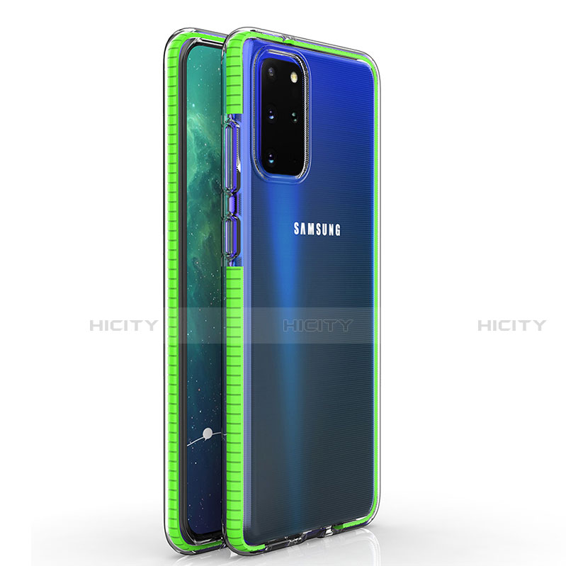 Silikon Schutzhülle Ultra Dünn Tasche Durchsichtig Transparent H01 für Samsung Galaxy S20 Plus 5G groß