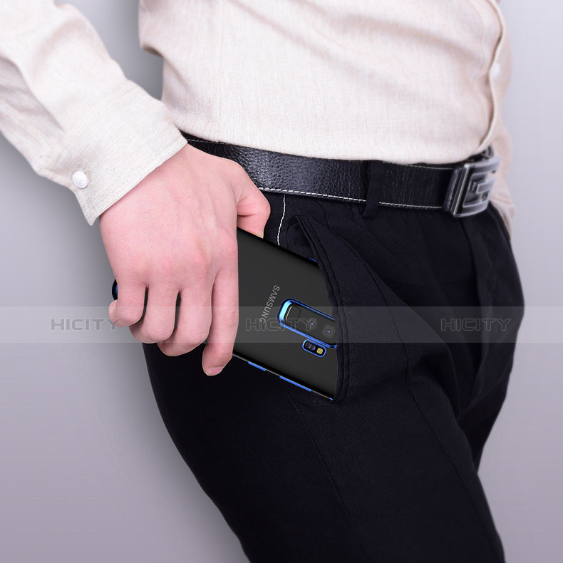 Silikon Schutzhülle Ultra Dünn Tasche Durchsichtig Transparent H01 für Samsung Galaxy S9 Plus groß