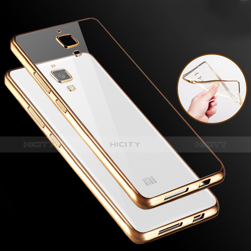 Silikon Schutzhülle Ultra Dünn Tasche Durchsichtig Transparent H01 für Xiaomi Mi 4 LTE groß