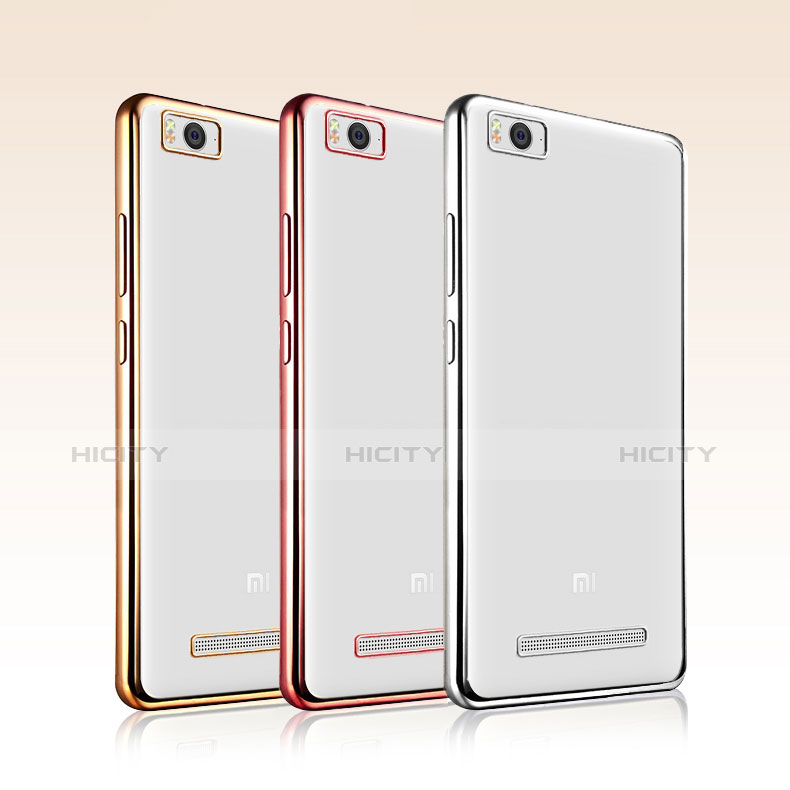 Silikon Schutzhülle Ultra Dünn Tasche Durchsichtig Transparent H01 für Xiaomi Mi 4C groß