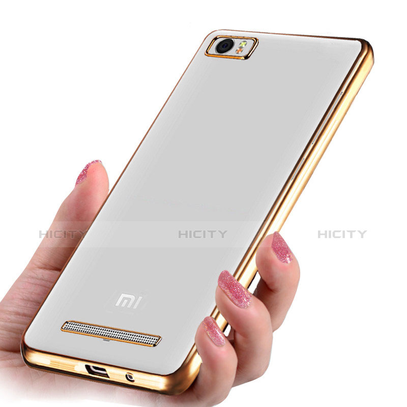 Silikon Schutzhülle Ultra Dünn Tasche Durchsichtig Transparent H01 für Xiaomi Mi 4i groß