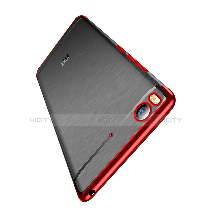Silikon Schutzhülle Ultra Dünn Tasche Durchsichtig Transparent H01 für Xiaomi Mi 5S groß