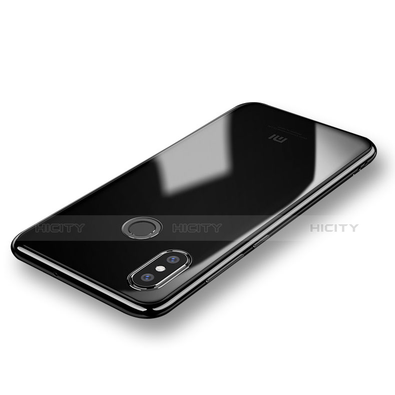 Silikon Schutzhülle Ultra Dünn Tasche Durchsichtig Transparent H01 für Xiaomi Mi 8 SE groß