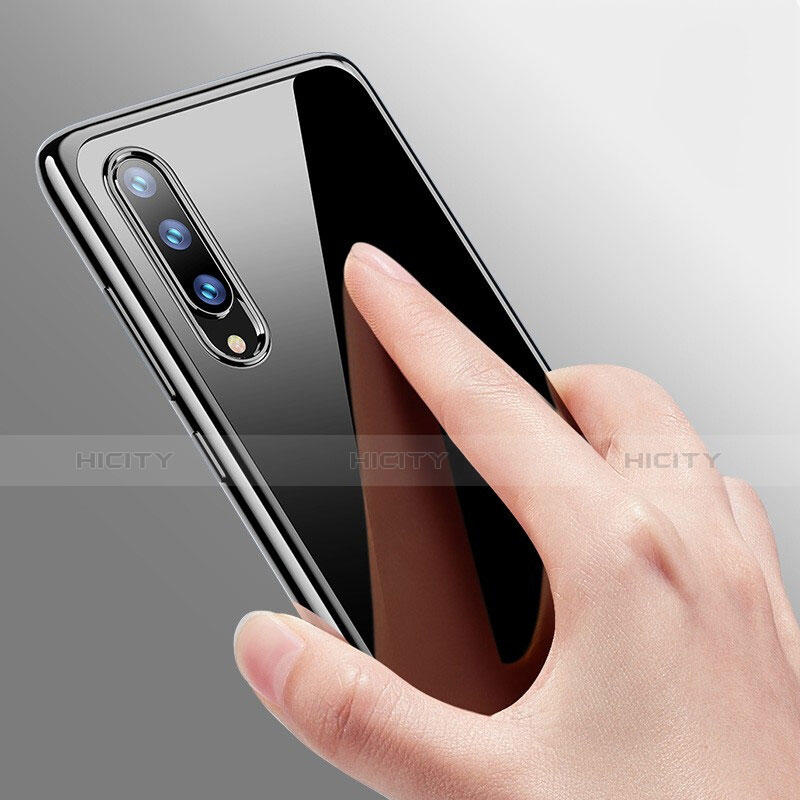 Silikon Schutzhülle Ultra Dünn Tasche Durchsichtig Transparent H01 für Xiaomi Mi 9 SE groß