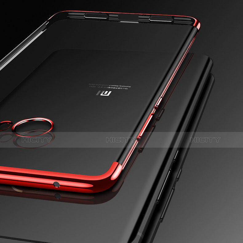 Silikon Schutzhülle Ultra Dünn Tasche Durchsichtig Transparent H01 für Xiaomi Mi Note 2 groß