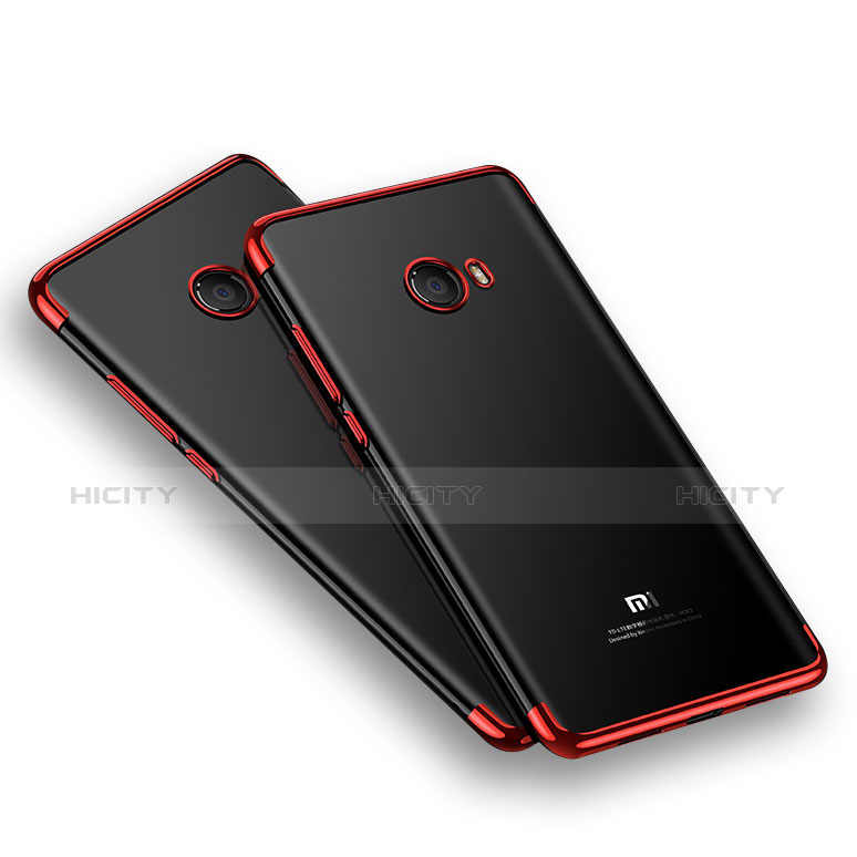 Silikon Schutzhülle Ultra Dünn Tasche Durchsichtig Transparent H01 für Xiaomi Mi Note 2 Special Edition groß