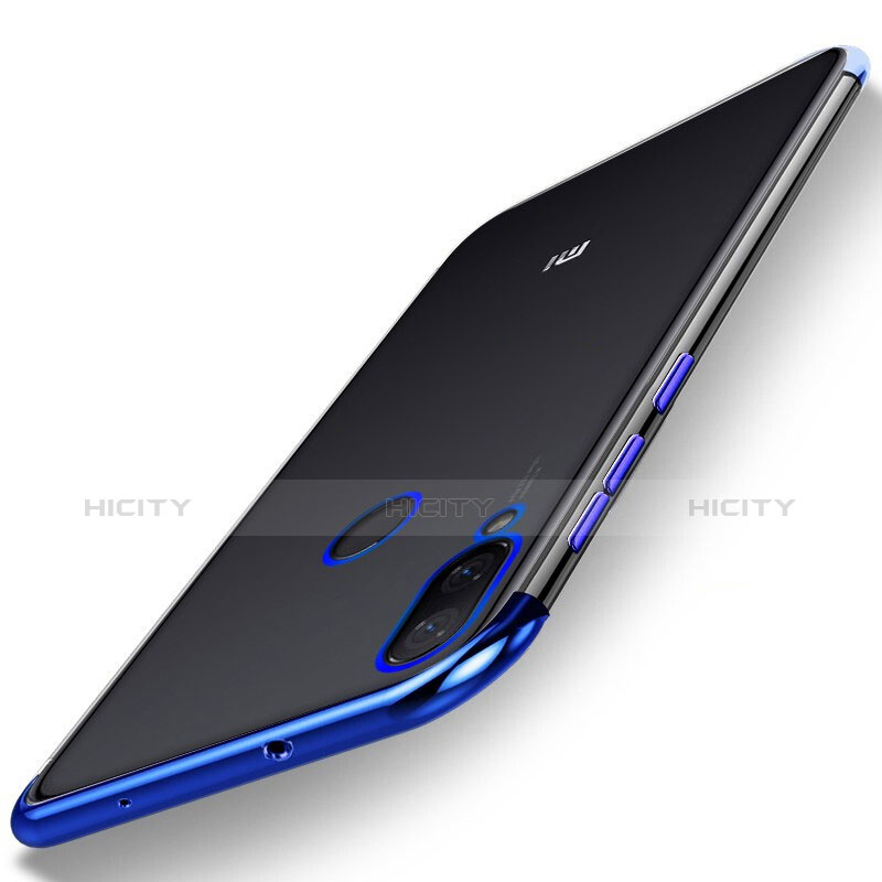 Silikon Schutzhülle Ultra Dünn Tasche Durchsichtig Transparent H01 für Xiaomi Mi Play 4G Blau Plus
