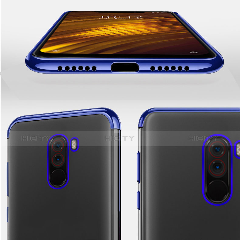 Silikon Schutzhülle Ultra Dünn Tasche Durchsichtig Transparent H01 für Xiaomi Pocophone F1 groß