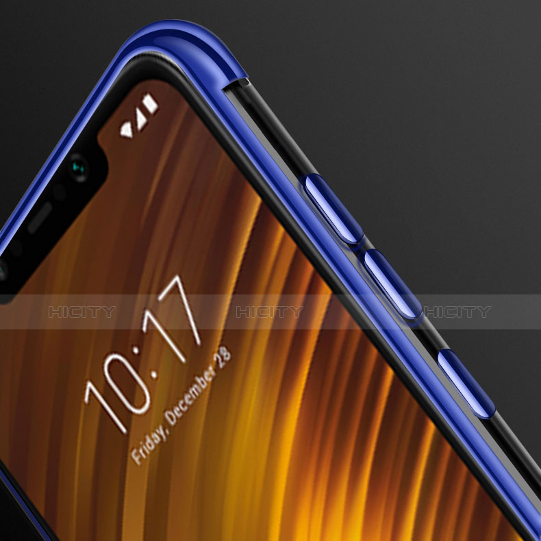 Silikon Schutzhülle Ultra Dünn Tasche Durchsichtig Transparent H01 für Xiaomi Pocophone F1 groß