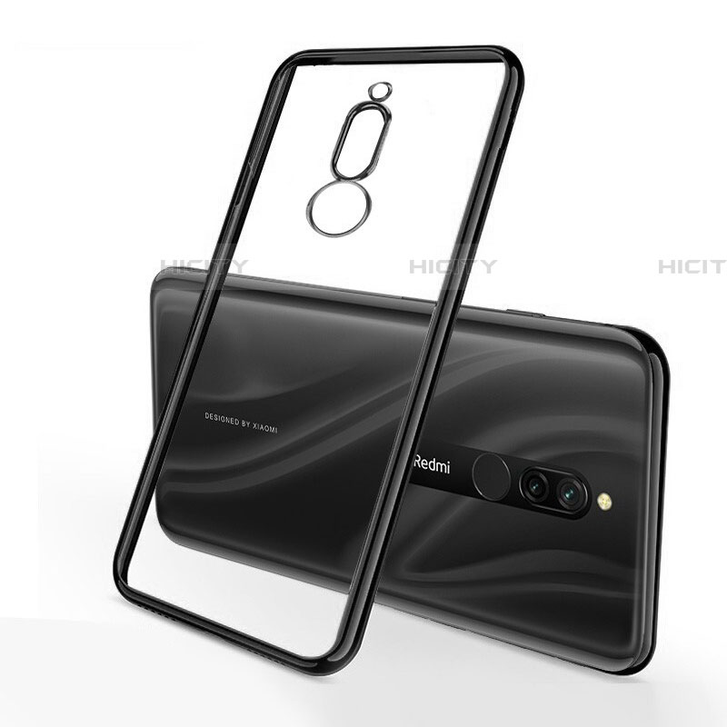 Silikon Schutzhülle Ultra Dünn Tasche Durchsichtig Transparent H01 für Xiaomi Redmi 8 groß