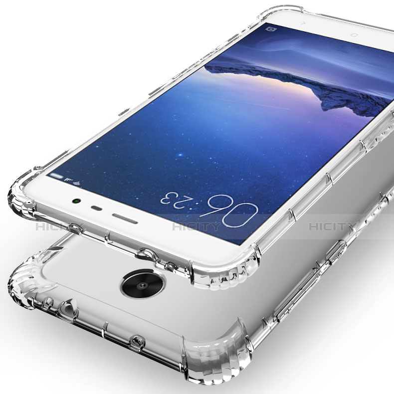 Silikon Schutzhülle Ultra Dünn Tasche Durchsichtig Transparent H01 für Xiaomi Redmi Note 3 MediaTek