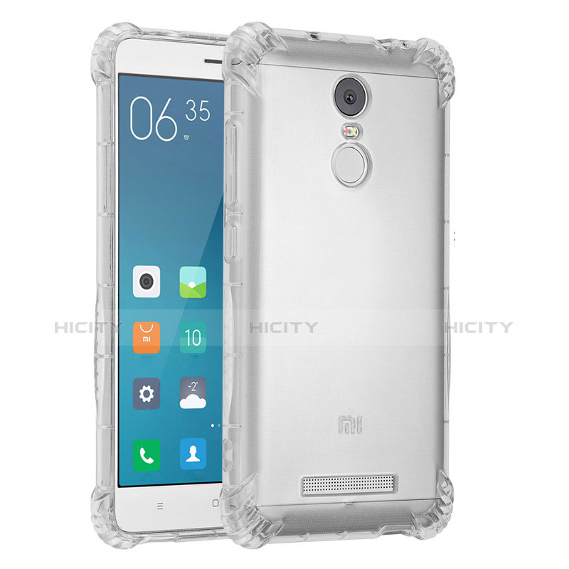 Silikon Schutzhülle Ultra Dünn Tasche Durchsichtig Transparent H01 für Xiaomi Redmi Note 3 Pro Klar