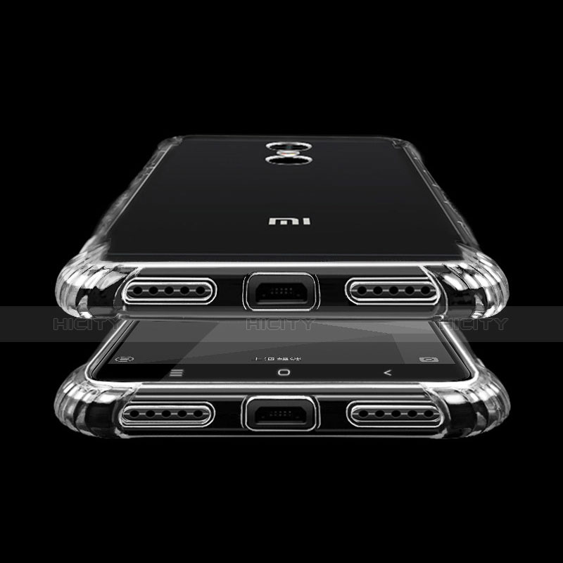 Silikon Schutzhülle Ultra Dünn Tasche Durchsichtig Transparent H01 für Xiaomi Redmi Note 4