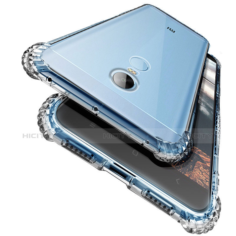 Silikon Schutzhülle Ultra Dünn Tasche Durchsichtig Transparent H01 für Xiaomi Redmi Note 4X High Edition groß