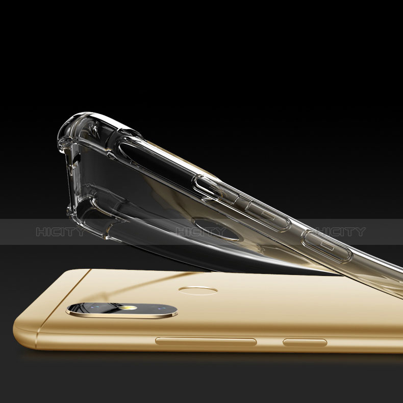 Silikon Schutzhülle Ultra Dünn Tasche Durchsichtig Transparent H01 für Xiaomi Redmi Note 5 AI Dual Camera groß