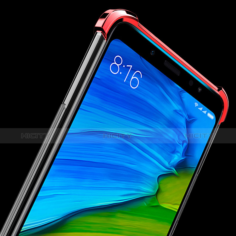 Silikon Schutzhülle Ultra Dünn Tasche Durchsichtig Transparent H01 für Xiaomi Redmi Note 5 Indian Version groß